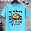 Camisetas Con Estampado De Tacos De Dibujos Animados Para Niños - ¡Ropa Fresca, Ligera Y Cómoda Para El Verano! - SACASUSA