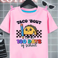 Camisetas Con Estampado De Tacos De Dibujos Animados Para Niños - ¡Ropa Fresca, Ligera Y Cómoda Para El Verano! - SACASUSA