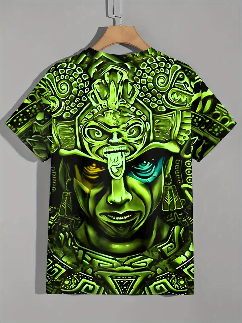 Camisetas De Cuello Redondo De Manga Corta De Moda Con Estampado 3d De Egipcio Antiguo Para Hombres, tendencia de moda, moda casual, estilo clásico, novedad 2023 - SACASUSA