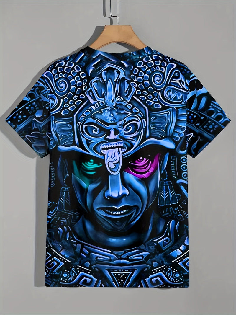 Camisetas De Cuello Redondo De Manga Corta De Moda Con Estampado 3d De Egipcio Antiguo Para Hombres, tendencia de moda, moda casual, estilo clásico, novedad 2023 - SACASUSA