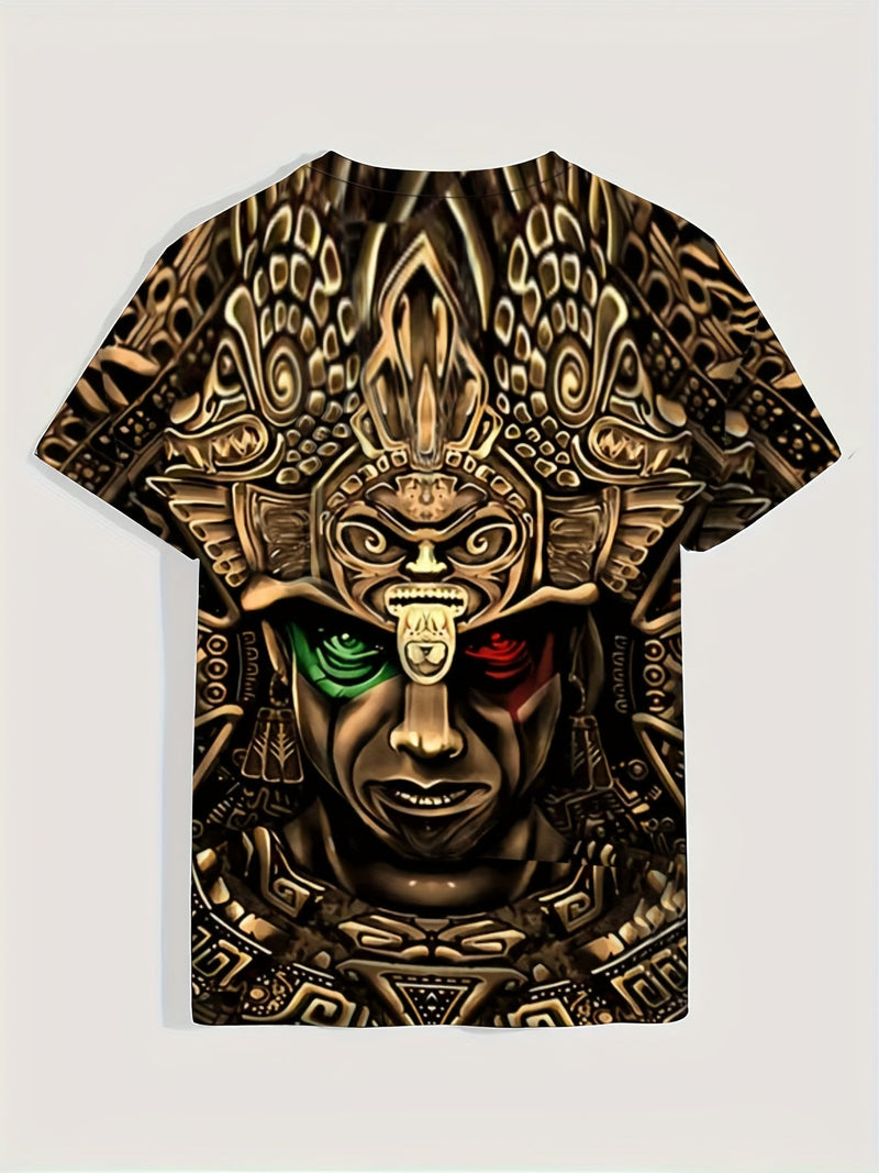 Camisetas De Cuello Redondo De Manga Corta De Moda Con Estampado 3d De Egipcio Antiguo Para Hombres, tendencia de moda, moda casual, estilo clásico, novedad 2023 - SACASUSA