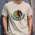 Camisetas De Impresión De Elementos Mexicanos Para Hombres, Camiseta Casual De Cuello Redondo, Camiseta De Manga Corta Para El Verano - SACASUSA