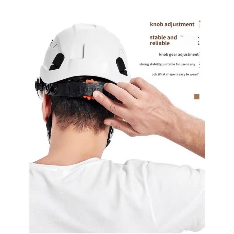 Casco De Seguridad GM771: Protección En El Sitio De Construcción Con Ventilación Anti-impacto Y Perilla Ajustable - SACASUSA