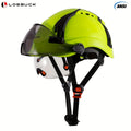 Casco de Seguridad LOEBUCK Liviano con Ventilación - Sombrero Duro Aprobado por ANSI Z89.1, Suspensión Ajustable de 6 Puntos, ABS Duradero para Trabajo Industrial y de Construcción - SACASUSA