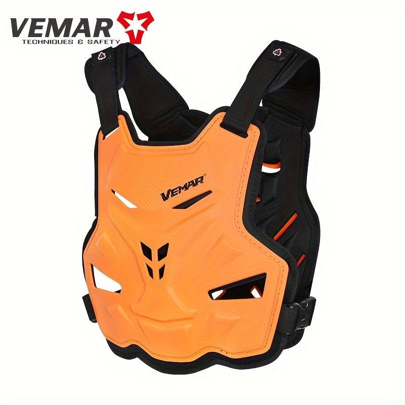 Chaleco de Armadura Para Motocicleta de Verano Vemar: Protección Respirable y Construida en PE para Carreras Off-Road y Motocross: Diseño Simplificado Sin Bolsillo - SACASUSA