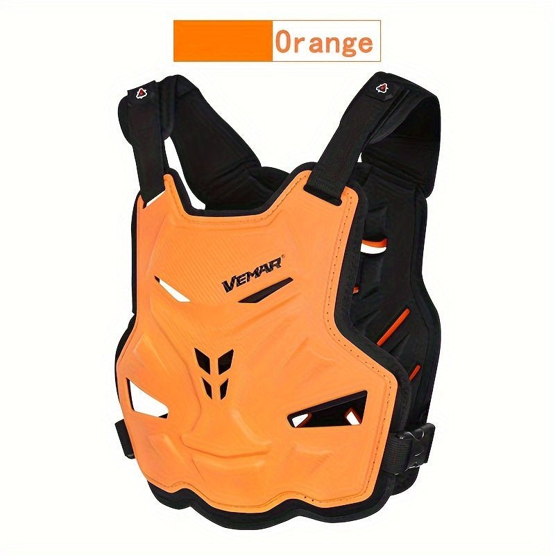 Chaleco de Armadura Para Motocicleta de Verano Vemar: Protección Respirable y Construida en PE para Carreras Off-Road y Motocross: Diseño Simplificado Sin Bolsillo - SACASUSA