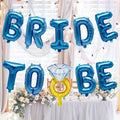 Conjunto de 10 globos de aluminio de 16 pulgadas con las letras BRIDE TO BE para decoración de propuesta de boda, fiesta de San Valentín y regalo de Pascua - SACASUSA