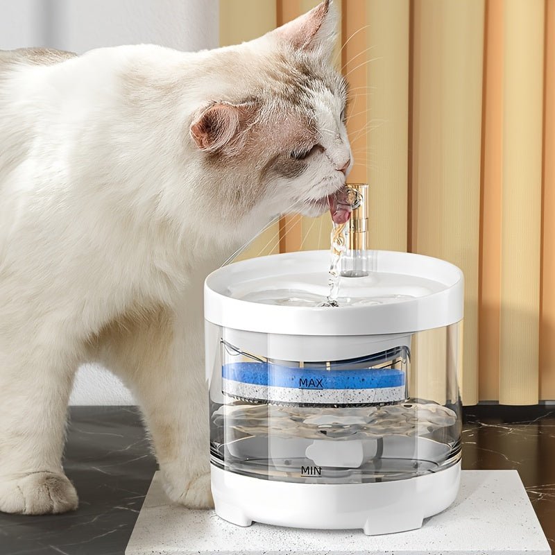 Dispensador de agua inteligente para gatos, fuente automática para mascotas - SACASUSA