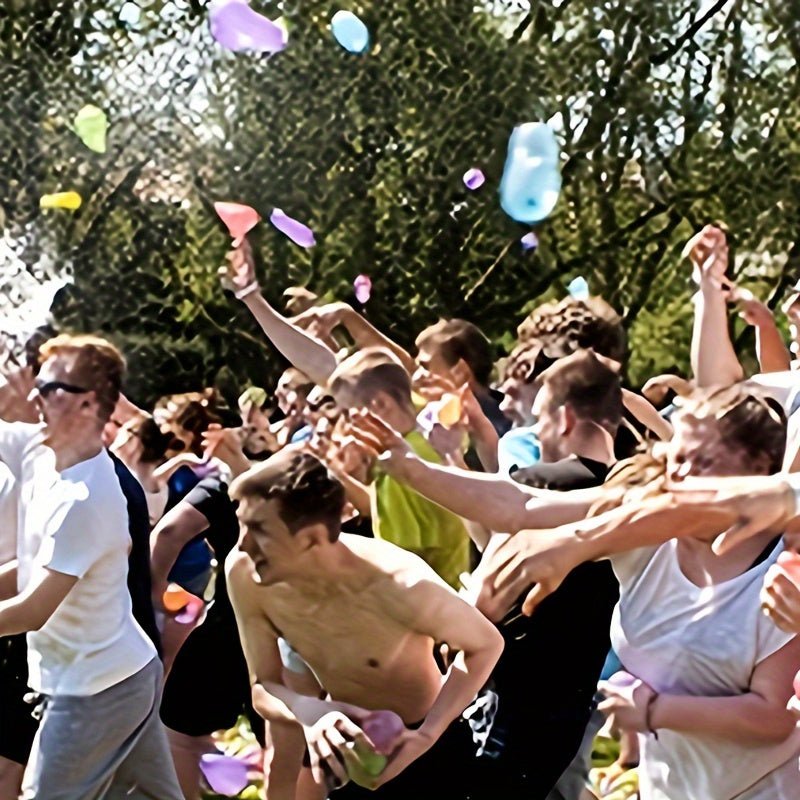 Diversión festiva para todos: Set de 111 globos de agua de llenado rápido, Material de caucho duradero, El favorito de la fiesta para juegos al aire libre y celebraciones, perfecto para mayores de 14 años - SACASUSA