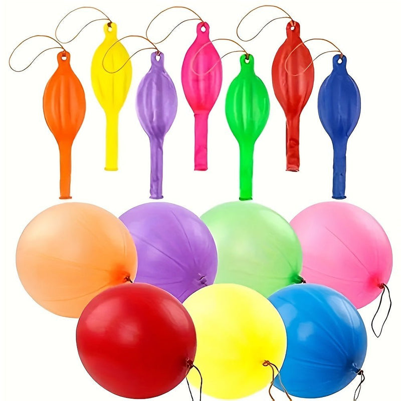 Durable Globo Punch de Látex (10 piezas) - Regalo Encantador para Niños de 8-12 Años, ¡Ideal para Diversión al Aire Libre y Fiestas Festivas! - SACASUSA