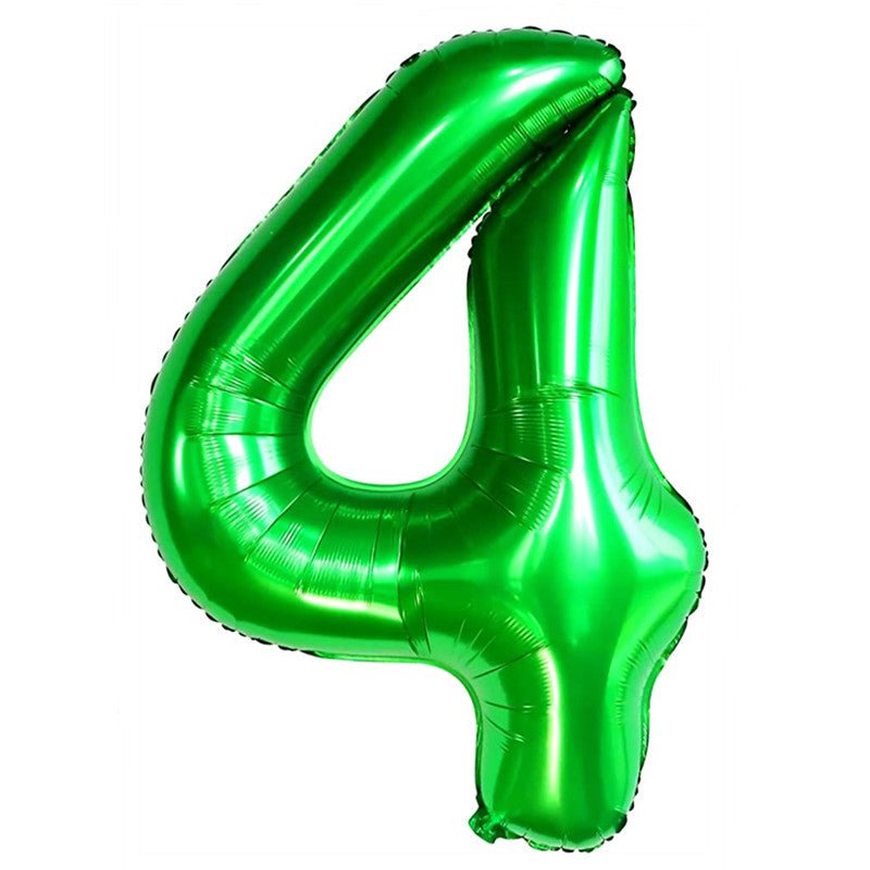 Duraderos Globos de Números Verdes Oscuros de 40 pulgadas: Perfectos para Elevar Fiestas Temáticas de la Jungla y Celebraciones de Cumpleaños Memorables para Niños - SACASUSA