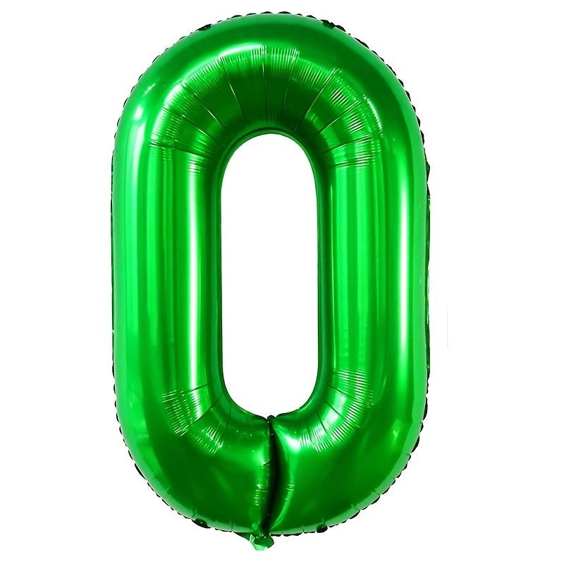 Duraderos Globos de Números Verdes Oscuros de 40 pulgadas: Perfectos para Elevar Fiestas Temáticas de la Jungla y Celebraciones de Cumpleaños Memorables para Niños - SACASUSA