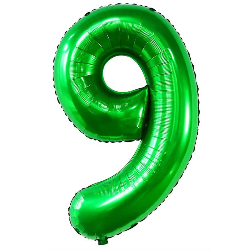 Duraderos Globos de Números Verdes Oscuros de 40 pulgadas: Perfectos para Elevar Fiestas Temáticas de la Jungla y Celebraciones de Cumpleaños Memorables para Niños - SACASUSA