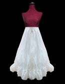 A-line crinoline petticoat, semi-full hoopless wedding dress underskirt, layered underskirt for women, one size. SML XL 24"-35" waist
