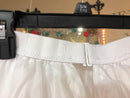 A-line crinoline petticoat, semi-full hoopless wedding dress underskirt, layered underskirt for women, one size. SML XL 24"-35" waist