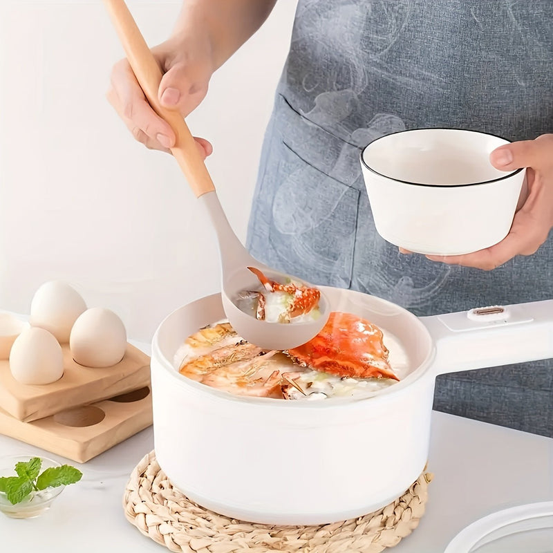 Esenciales de Cocina de Silicona: Juego de Utensilios Antiadherentes de 12 Piezas con Mangos de Madera, Diseño Moderno para una Cocina Sin Esfuerzo - SACASUSA