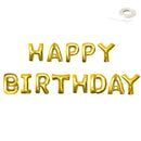 FELIZ CUMPLEAá‘OS 40" Globo Banner Globos con letras gigantes Decoración de fiesta Oro rosa, rosa, plata, oro, fondo negro Flotador de helio - SACASUSA