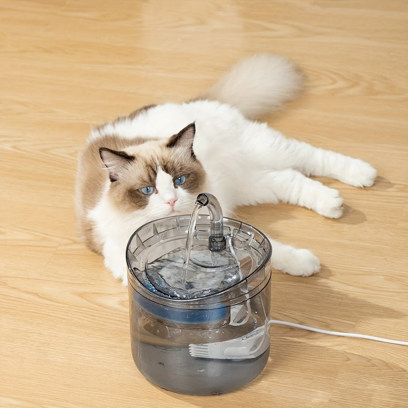 Fuente de agua para gato, dispensador automático de agua potable para mascotas, para interiores - SACASUSA