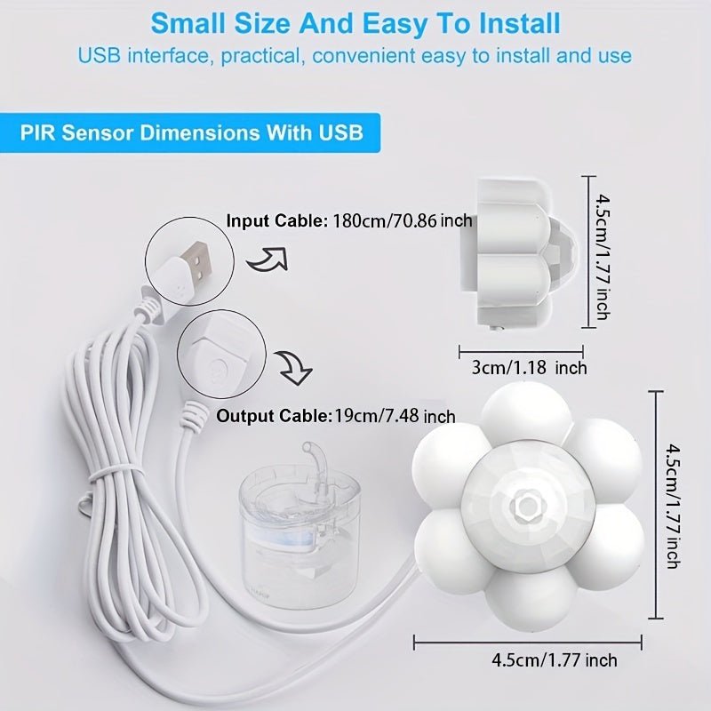 Fuente Inteligente para Mascotas con Alimentación USB: Operación Automática, Eficiente en Energía y Voltaje Seguro, ¡Perfecta Para Gatos! - SACASUSA