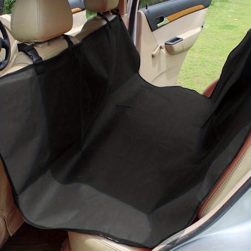 Funda de asiento de coche impermeable para perros: Solución de viaje para mascotas con hamaca trasera y alfombrilla de maletero duradera - Mantén tu coche limpio y ordenado - SACASUSA