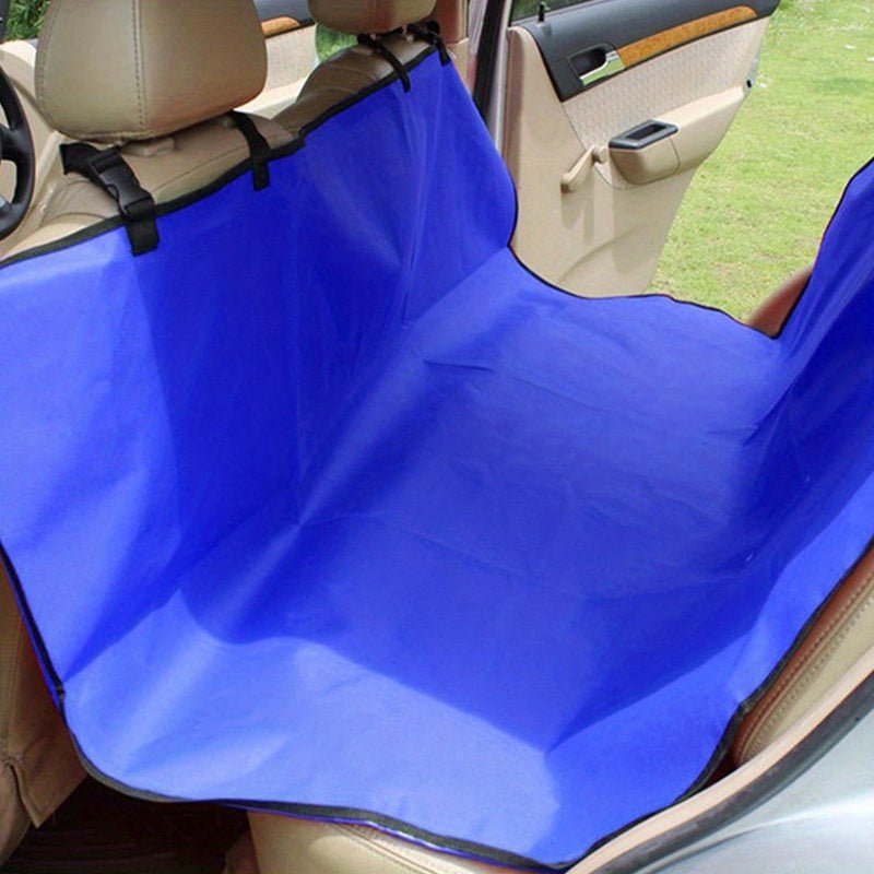 Funda de asiento de coche impermeable para perros: Solución de viaje para mascotas con hamaca trasera y alfombrilla de maletero duradera - Mantén tu coche limpio y ordenado - SACASUSA