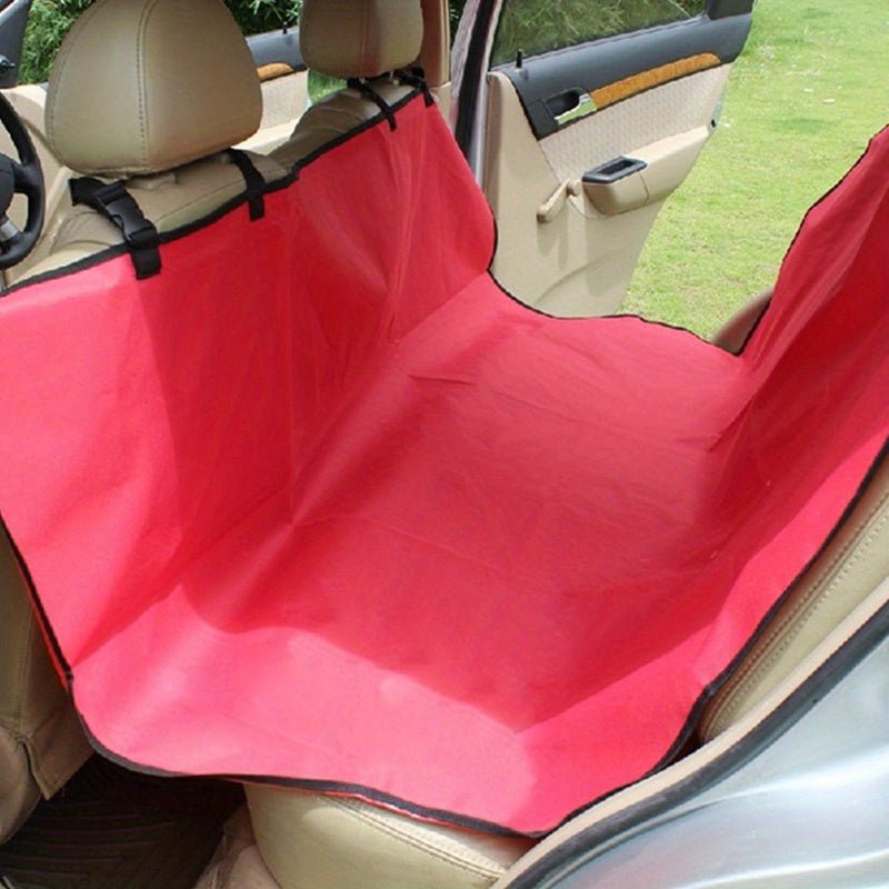 Funda de asiento de coche impermeable para perros: Solución de viaje para mascotas con hamaca trasera y alfombrilla de maletero duradera - Mantén tu coche limpio y ordenado - SACASUSA