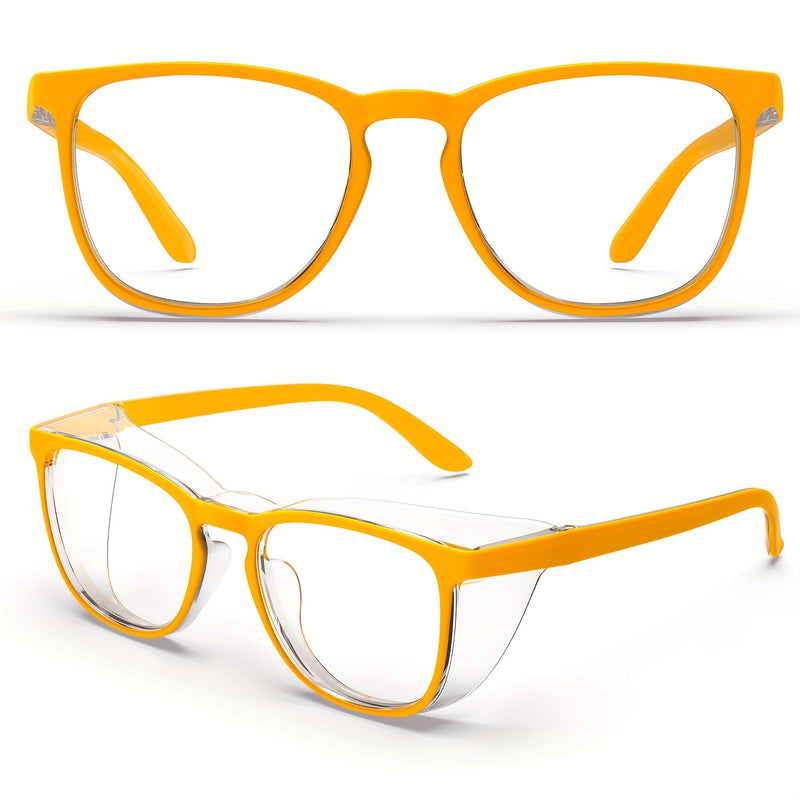 Gafas de Seguridad LAIYIKE– Lentes Claros Anti-Niebla y Anti-rayaduras, Protección Ocular Elegante, Ajuste Universal para Hombres y Mujeres - SACASUSA