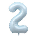 Globos con números de Mylar, color crema, azul, gigante, de 40 pulgadas, niño y niña, 1, 2, 3, 4, 5, 6, 7, 8, 9, 0, decoraciones para fiesta de cumpleaños, Baby Shower, revelación de género - SACASUSA