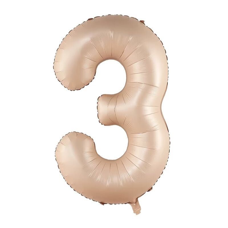 Globos de helio con números grandes de caramelo mate de 40 "pulgadas, 0,1,2,3,4,5,6,7,8,9, lámina de decoración para fiesta de bodas de cumpleaños, 1º, 2º, 3º - SACASUSA