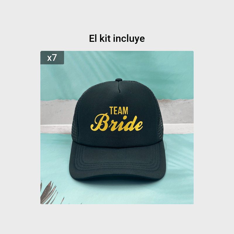 Gorra Con Estampado De Letras Del Equipo De Novia/novia, Gorra Bonita Transpirable De Moda Para Bodas, Fiestas - SACASUSA