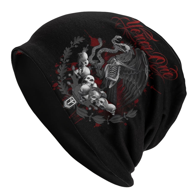 Gorro De Calaveras Con La Bandera Mexicana Retro Para Hombres - SACASUSA