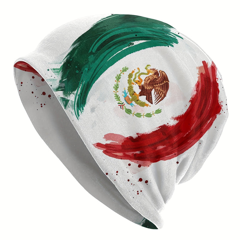 Gorro De Calaveras Con La Bandera Mexicana Retro Para Hombres - SACASUSA