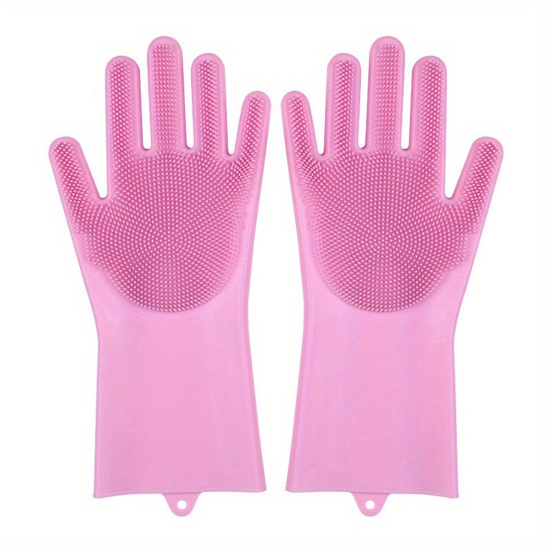 Guantes de Limpieza para el Hogar Multiusos - Duraderos Resistente al Agua de Silicona, Seguros para Lavavajillas y Tareas de Cocina, Ambidiestros y sin Plomo - SACASUSA