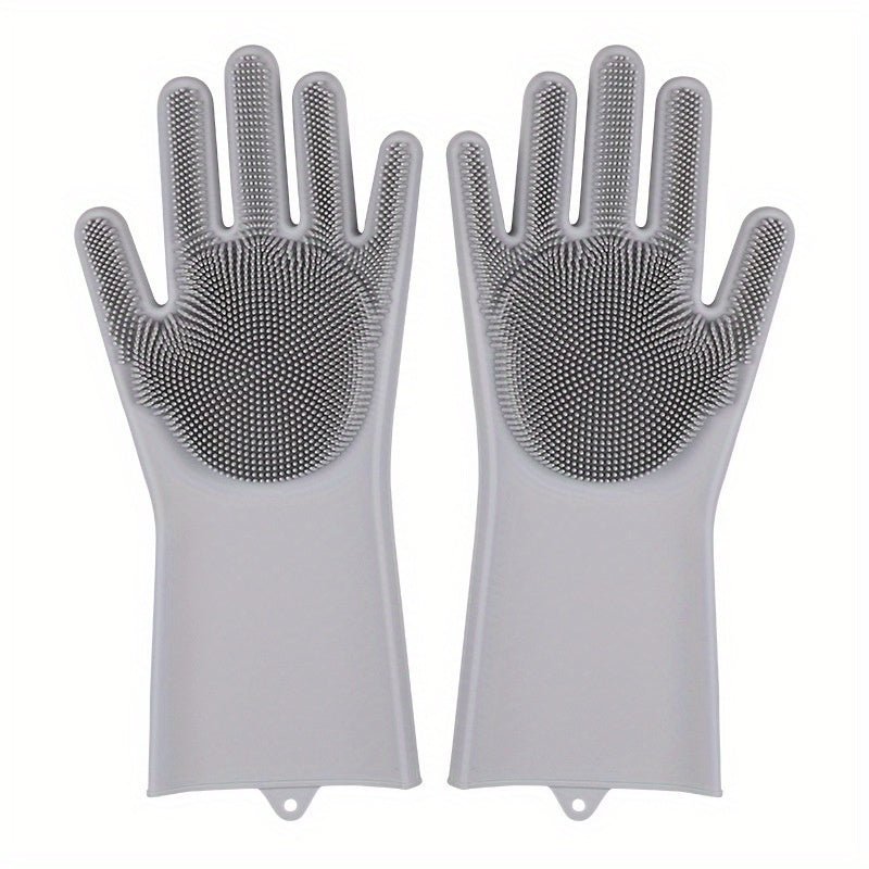 Guantes de Limpieza para el Hogar Multiusos - Duraderos Resistente al Agua de Silicona, Seguros para Lavavajillas y Tareas de Cocina, Ambidiestros y sin Plomo - SACASUSA