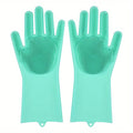 Guantes de Limpieza para el Hogar Multiusos - Duraderos Resistente al Agua de Silicona, Seguros para Lavavajillas y Tareas de Cocina, Ambidiestros y sin Plomo - SACASUSA