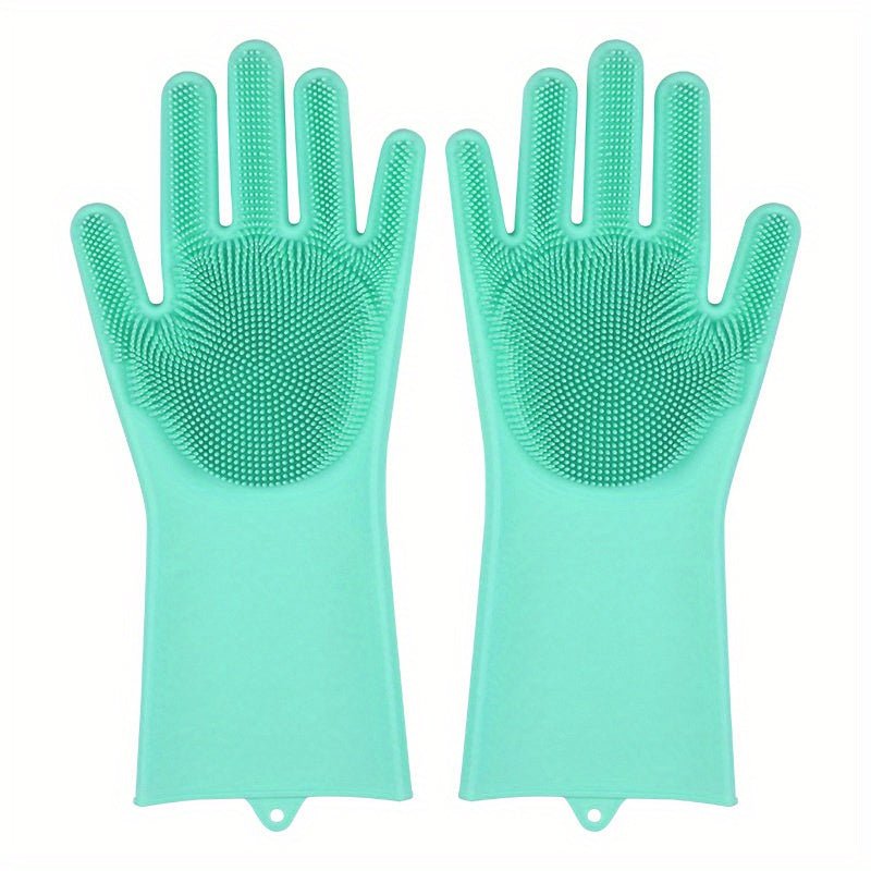 Guantes de Limpieza para el Hogar Multiusos - Duraderos Resistente al Agua de Silicona, Seguros para Lavavajillas y Tareas de Cocina, Ambidiestros y sin Plomo - SACASUSA