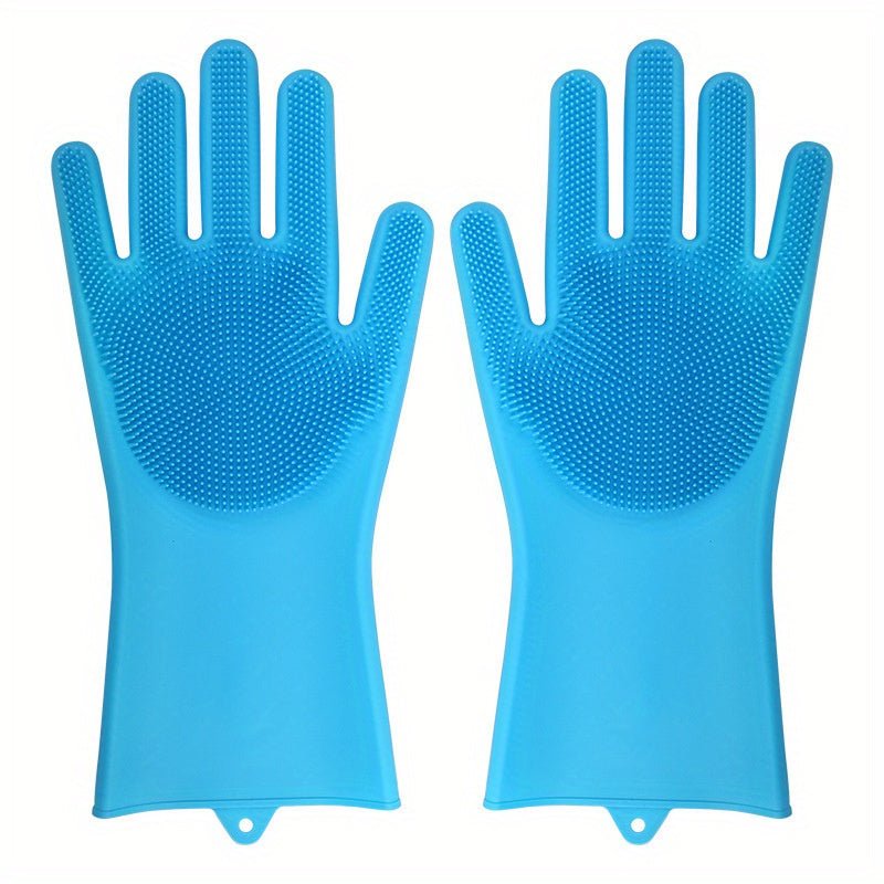 Guantes de Limpieza para el Hogar Multiusos - Duraderos Resistente al Agua de Silicona, Seguros para Lavavajillas y Tareas de Cocina, Ambidiestros y sin Plomo - SACASUSA