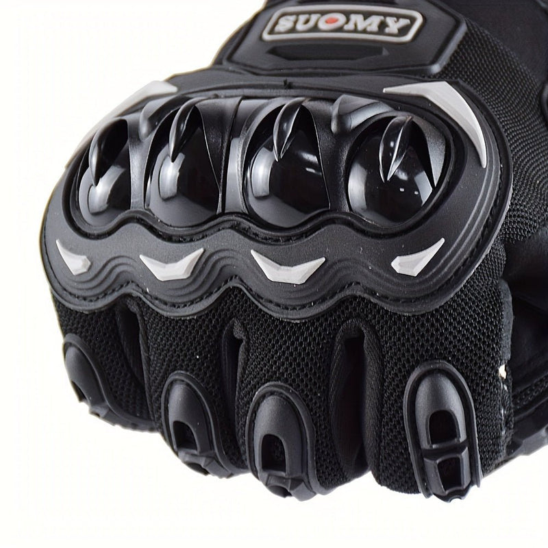 Guantes De Moto De Verano, Guantes Transpirables Con Dedos Completos Para Pantalla Táctil, Guantes Antideslizantes Para Moto, Guantes Protectores Anticaída - SACASUSA