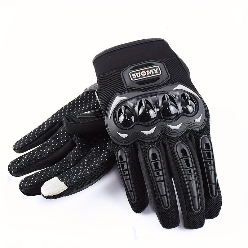 Guantes De Moto De Verano, Guantes Transpirables Con Dedos Completos Para Pantalla Táctil, Guantes Antideslizantes Para Moto, Guantes Protectores Anticaída - SACASUSA