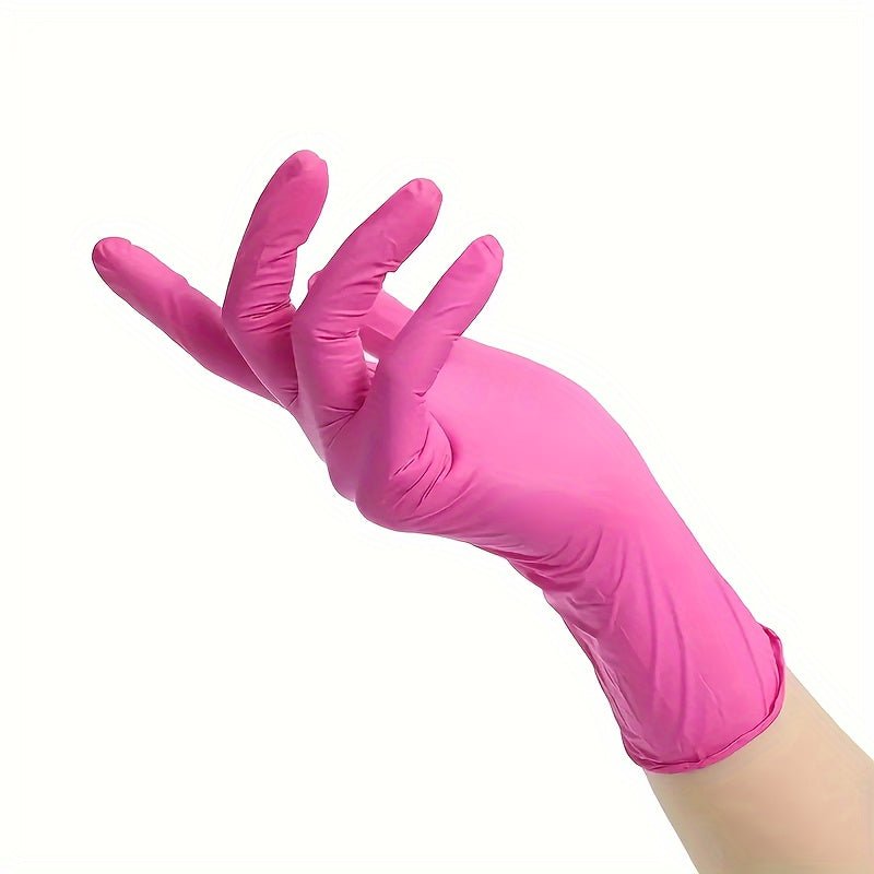 Guantes de Nitrilo Durable y Impermeable, 20/50/100pcs - Sin Látex y en Polvo, Perfecto para Limpieza, Pintura y Actividades al Aire Libre, Adecuado para Todos los Tamaños de Mano - SACASUSA