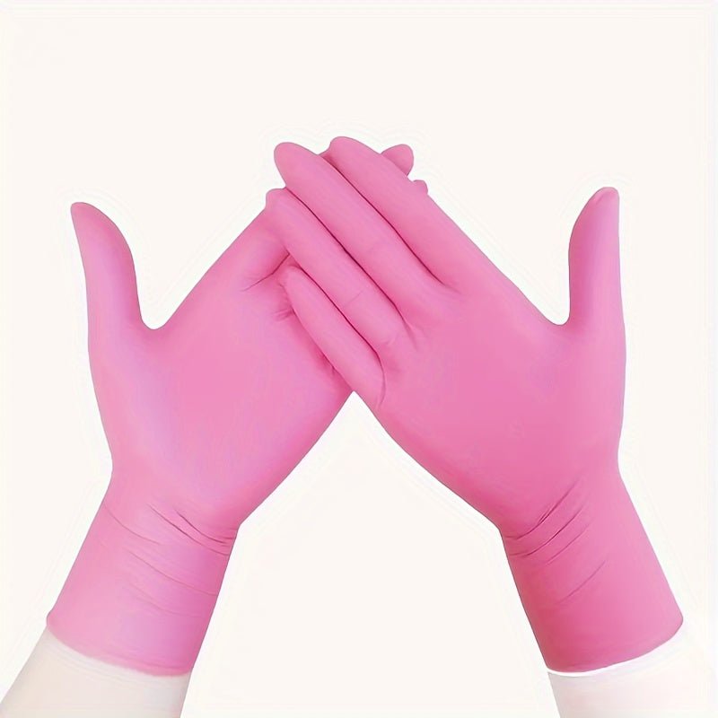 Guantes de Nitrilo Durable y Impermeable, 20/50/100pcs - Sin Látex y en Polvo, Perfecto para Limpieza, Pintura y Actividades al Aire Libre, Adecuado para Todos los Tamaños de Mano - SACASUSA