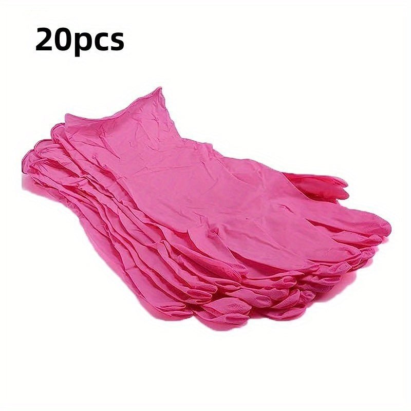 Guantes de Nitrilo Durable y Impermeable, 20/50/100pcs - Sin Látex y en Polvo, Perfecto para Limpieza, Pintura y Actividades al Aire Libre, Adecuado para Todos los Tamaños de Mano - SACASUSA