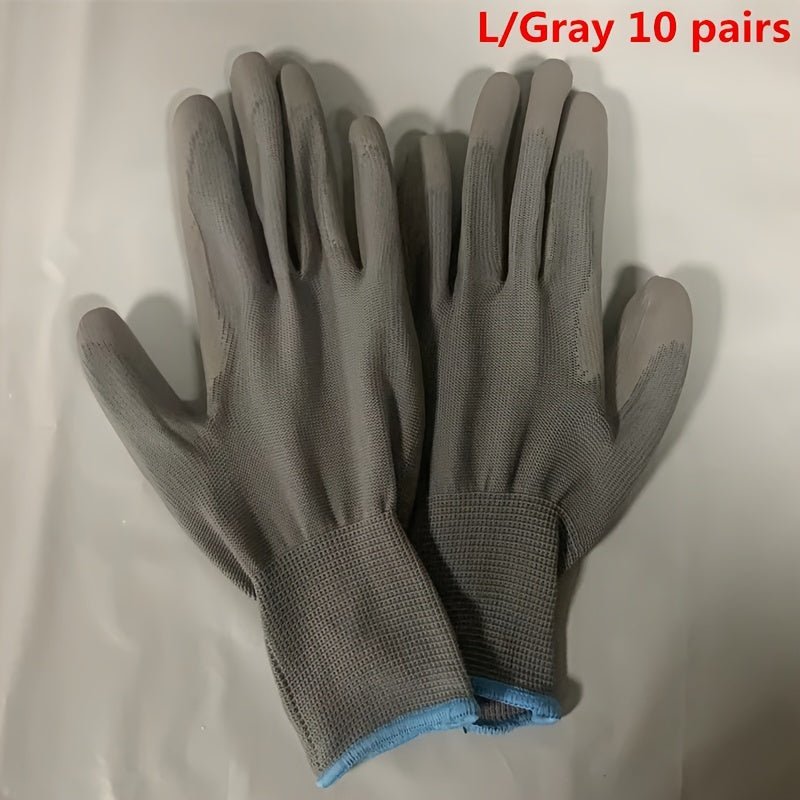 Guantes de trabajo de seguridad de nitrilo antideslizantes y duraderos de neopreno y nailon - Protección profesional para tareas de mantenimiento y construcción - SACASUSA