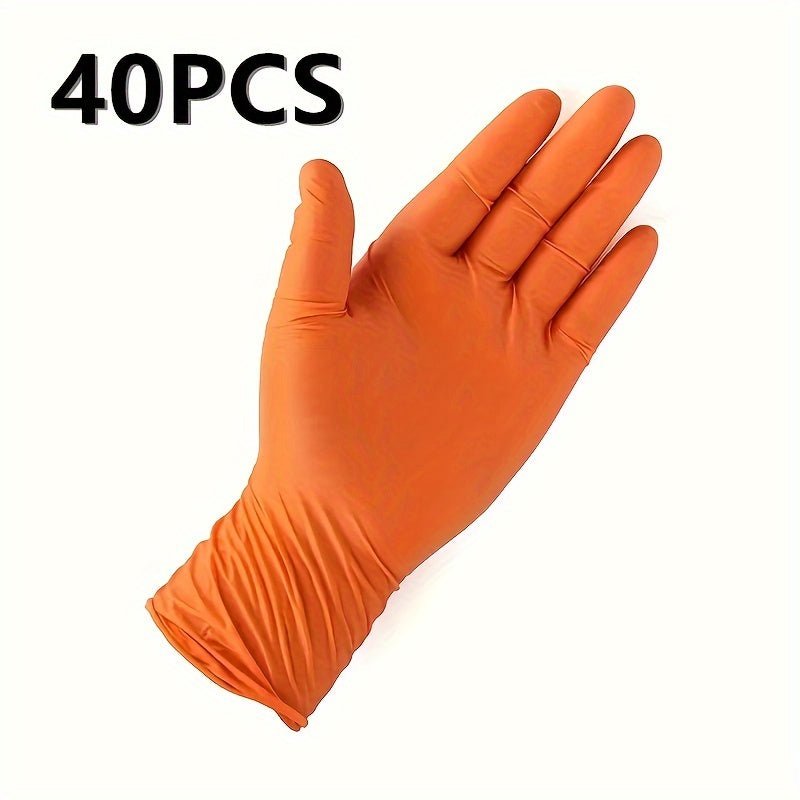 Guantes desechables de nitrilo sin látex: a prueba de agua, resistentes a químicos y desgarros, sin polvo, para limpieza del hogar, cuidado personal, jardinería, lavado de platos y manualidades - SACASUSA