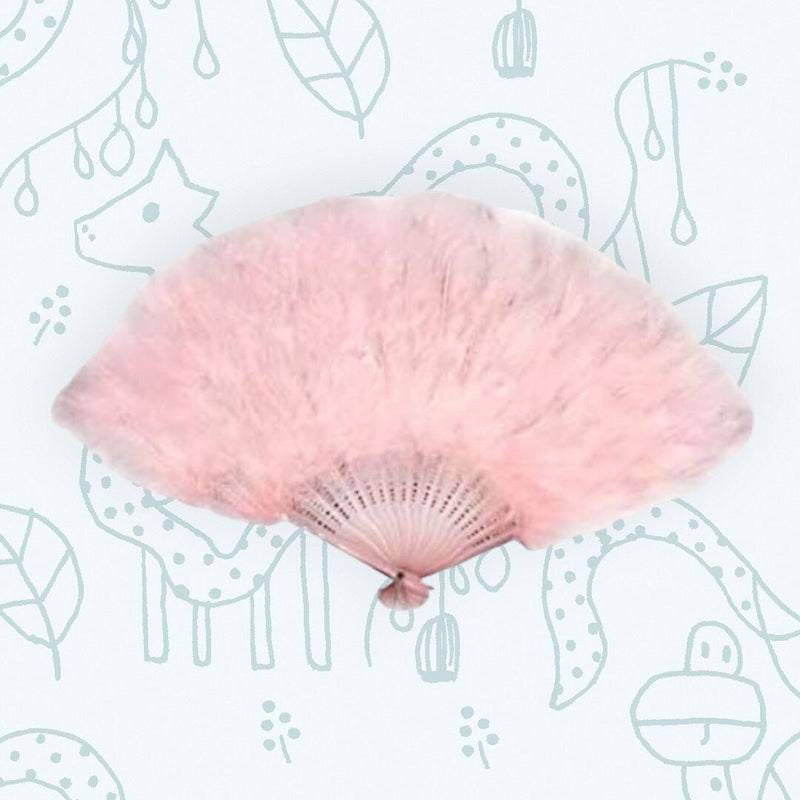 Hecho a mano grande blanco caliente rosa negro rojo púrpura plegable mano pluma mano ventilador Halloween traje chica fiesta, boda nupcial ventilador regalo favor - SACASUSA