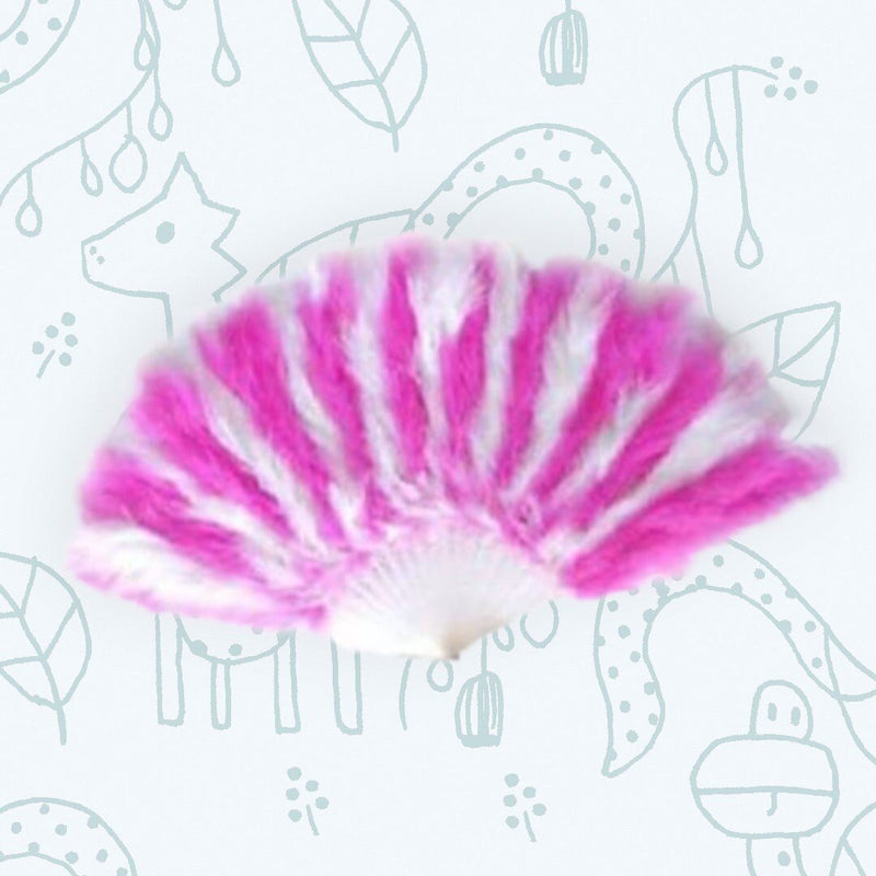 Hecho a mano grande blanco caliente rosa negro rojo púrpura plegable mano pluma mano ventilador Halloween traje chica fiesta, boda nupcial ventilador regalo favor - SACASUSA