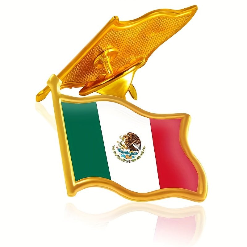 Insignia De La Bandera Mexicana, Broche Novedoso, Decoraciones Para Ropa Y Bolsos Para Hombres - SACASUSA