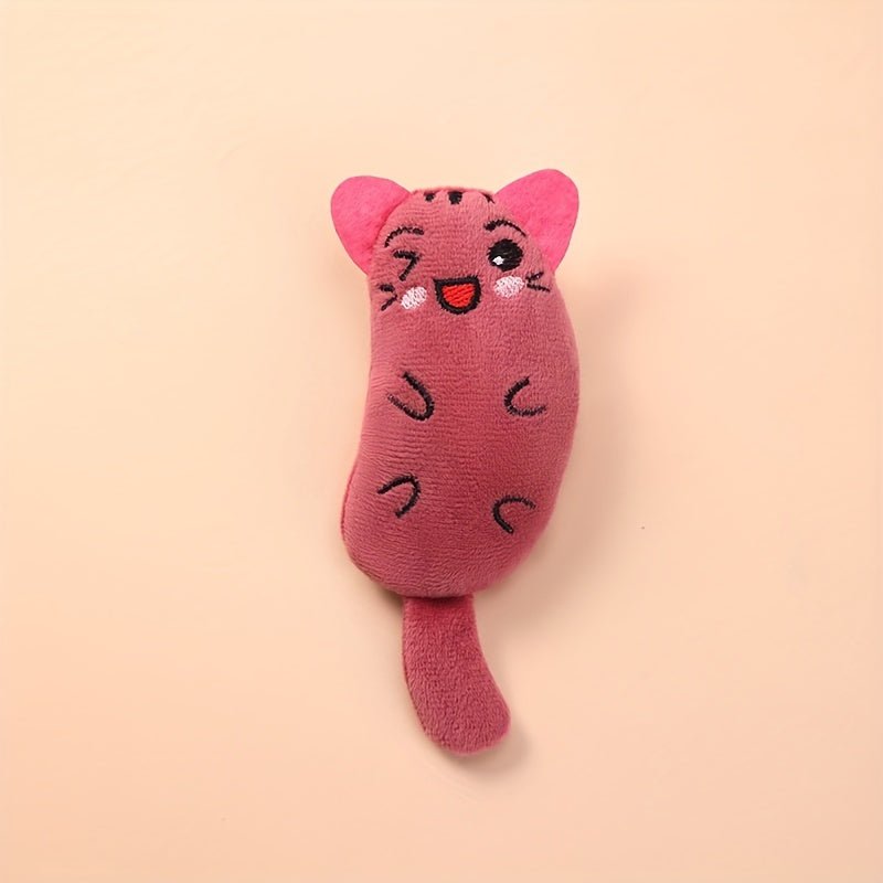 Juguete de peluche con diseño de animales de dibujos animados, juguete interactivo para masticar gatos y perros, 1 ud. - SACASUSA