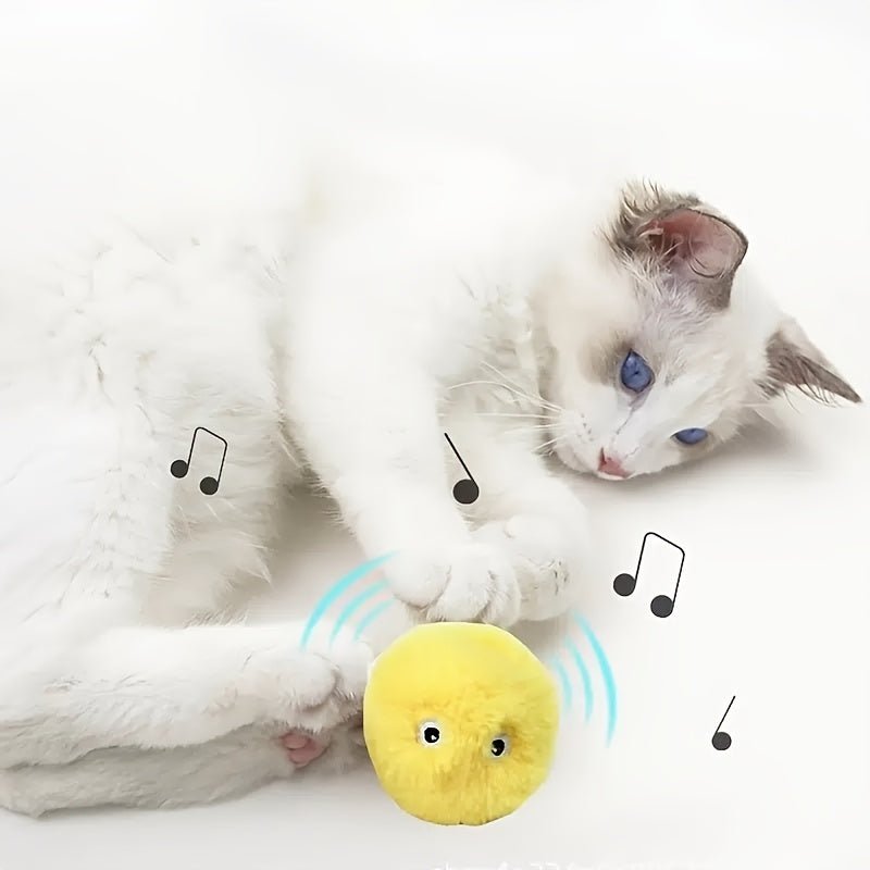 Juguete Interactivo De Peluche Para Gatos - Divertido Juguete De Entrenamiento Con Sonido Chirriante Para Mascotas - SACASUSA