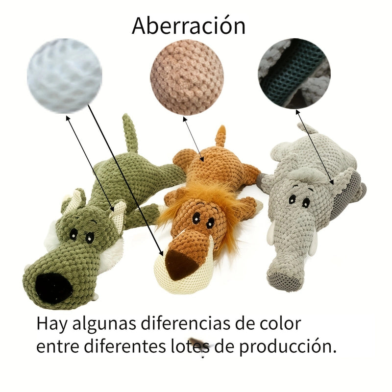 Juguete Para Perro Duradero y Chirriante con Diseños de Dibujos Animados - ¡Resistente a las Mordeduras, Diversión Atractiva para Razas Pequeñas y Medianas, Hecho de Material de Tela Segura! - SACASUSA